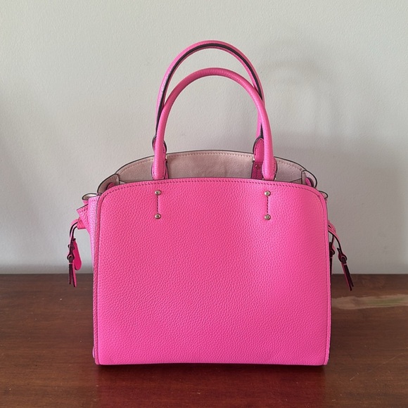 KATE SPADE Gorgeous Pink Handbag with Removable Crossbody Strap EUC - Picture 5 of 13
